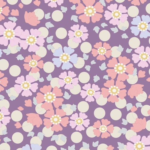 Tilda Patchwork Baumwolle - Windflower Lavender