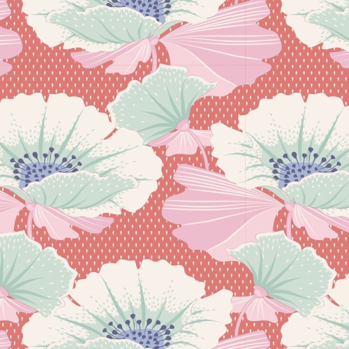 Tilda Patchwork Baumwolle - Maple Farm - Gwendelyn Rosehip