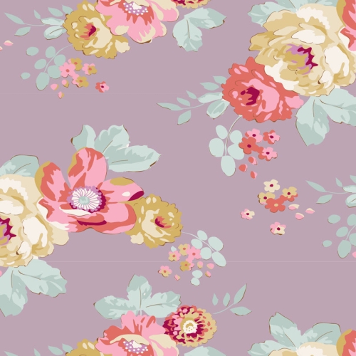 Tilda Patchwork Baumwolle - Maple Farm - Pauline Mauve