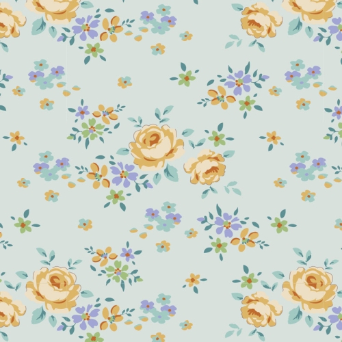 Tilda Patchwork Baumwolle - Maple Farm - Gracie Teal