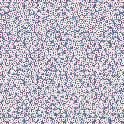 Tilda Patchwork Baumwolle - Woodland Carol Blue
