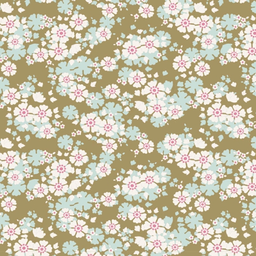 Tilda Patchwork Baumwolle - Woodland Aster Olive