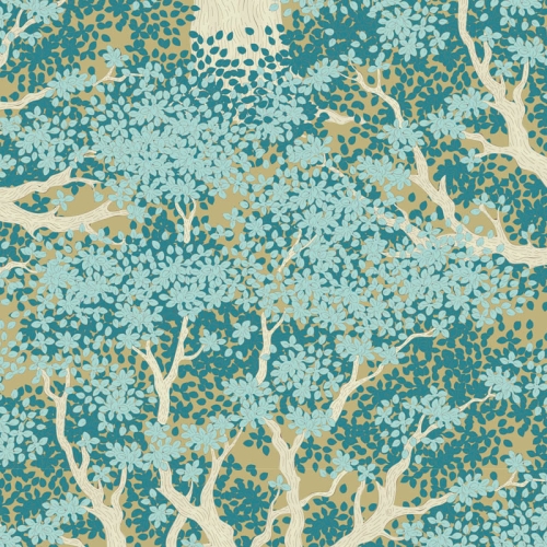 Tilda Patchwork Baumwolle - Woodland Juniper Teal