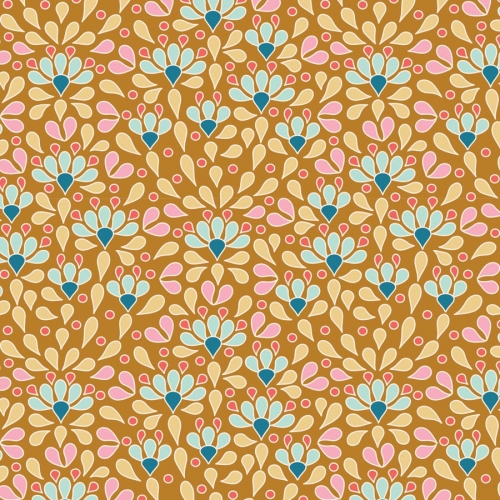 Tilda Patchwork Stoff Baumwolle - Cotton Beach - Sea Anemone Honey