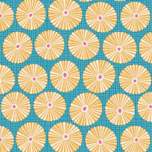 Tilda Patchwork Stoff Baumwolle - Cotton Beach - Limpet Shell Teal