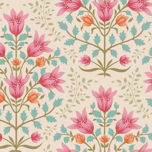 Tilda Patchwork Stoff Baumwolle - Windy Days Breeze Pink