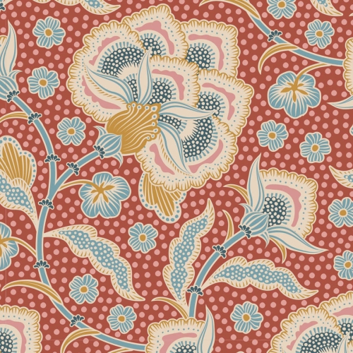 Tilda Patchwork Stoff Baumwolle - Hometown - Eden Rust