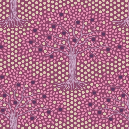 Tilda Patchwork Stoff Baumwolle - Hometown - Applegarden Plum