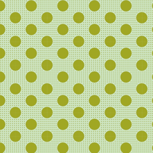 Tilda Patchwork Baumwolle - Medium Dots Green