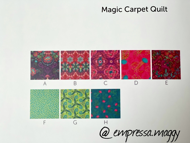 Quilt Kit - Magic Carpet Quilt by Odile Bailloeul​