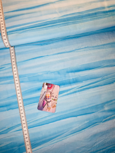 Baumwolle Patchwork - Batik - Retro Stripe - Sea
