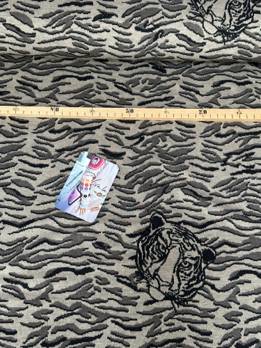 Jacquard - Jersey Swafing - Safari - Tiger Beige/Camel