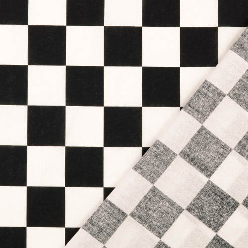 Preview: Baumwolle - Druck - Schachbrett