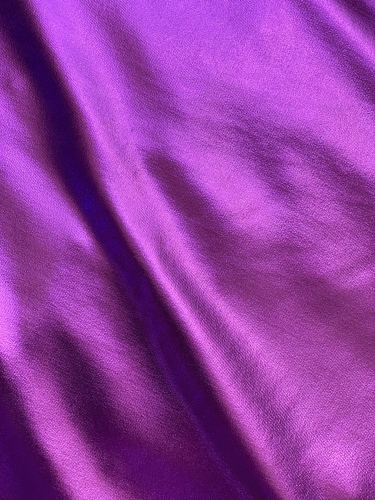 Folienjersey - Glitzer - Uni - Metallic Pink