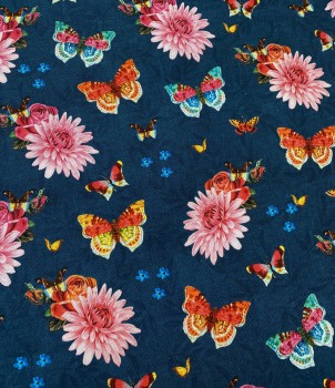 Canvas - Schmetterlinge - Blau