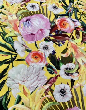 Preview: Canvas - Tropical - Gelb