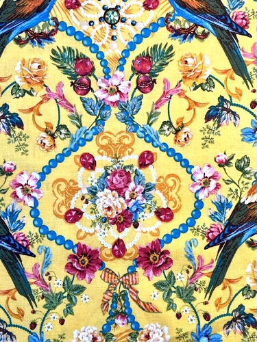 Baumwolle Patchwork - Odile Bailloeul - The Queen´s Jewels Small - Gold