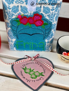 Lunchbag Mi Amiga Mexicana - L - Tilda - Hellblau