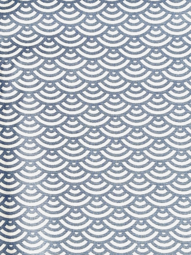 Baumwolle Swafing - Muscheln - Rauchblau - Reststück ca. 240 cm