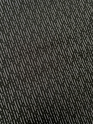 Baumwolle Popeline - Irregular Stripes - Schwarz