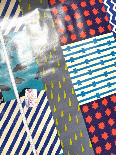 Preview: Kokka - Wachstuch - Laminiert ECHINO