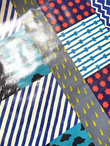 Kokka - Wachstuch - Laminiert ECHINO