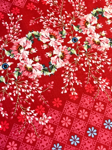 Baumwolle Patchwork - Odile Bailloeul - The Queen´s Spy - Rose
