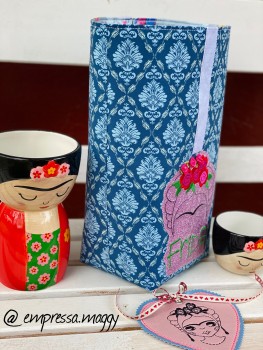 Lunchbag Mi Amiga Mexicana - L - Tilda - Blue
