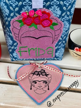 Lunchbag Mi Amiga Mexicana - L - Tilda - Blue