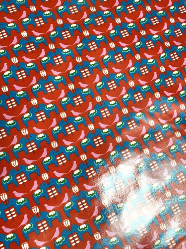 Mees&Mees für Kokka - Wachstuch - Dala Love - Rot