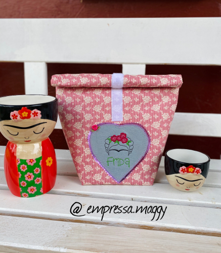 Lunchbag Mi Amiga Mexicana - L - Tilda - Rot
