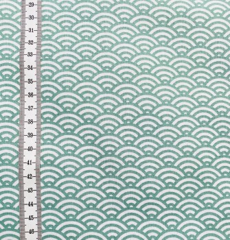Baumwolle Swafing - Muscheln - Mint