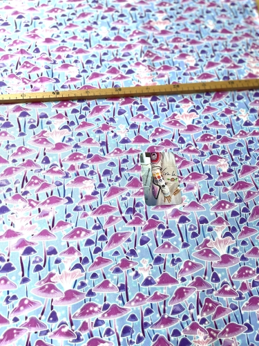 Preview: Patchwork Baumwolle - Summer Night Soiree by Henry Glass (Glow In The Dark) - Lila