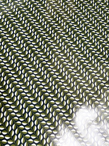 Preview: Mees&Mees für Kokka - Wachstuch - Lovely Leaves - Grün