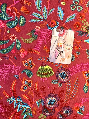 Baumwolle Patchwork - Odile Bailloeul - Florapolis - Pink