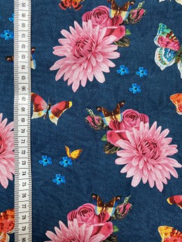 Preview: Canvas - Schmetterlinge - Blau