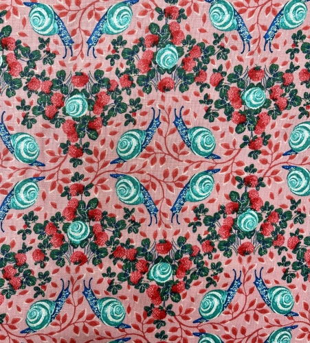 Preview: Baumwolle Patchwork - Odile Bailloeul - Land Art 2  - Rosa Rosen