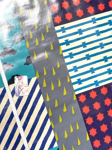 Preview: Kokka - Wachstuch - Laminiert ECHINO