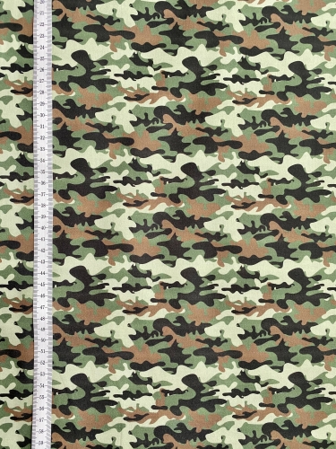 Preview: Baumwolle - Camouflage MINI - Grün