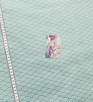 Baumwolle Swafing - Muscheln - Mint