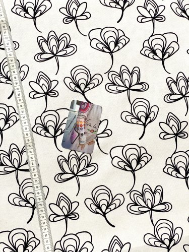 Preview: Canvas Ginko - Weiß