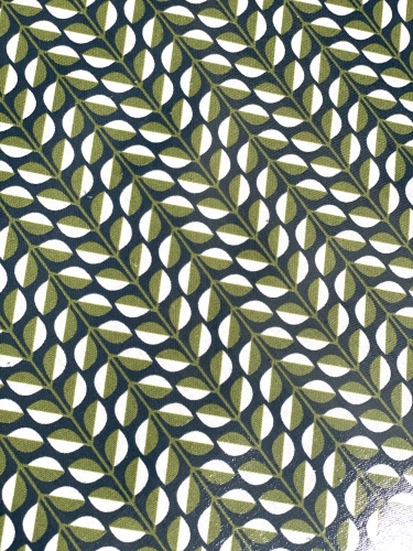 Mees&Mees für Kokka - Wachstuch - Lovely Leaves - Grün