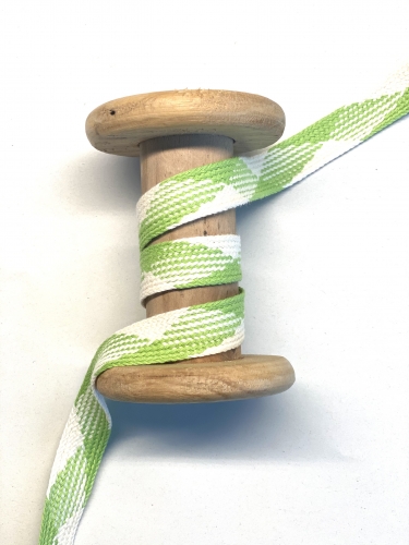 Flachkordel - 20mm - Lime