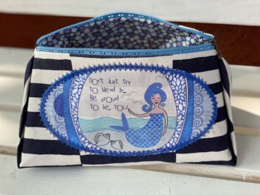 Preview: Zipper Triangle - Mermaid - Stripes