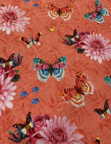 Preview: Canvas - Schmetterlinge - Apricot