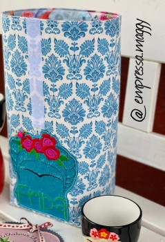 Lunchbag Mi Amiga Mexicana - L - Tilda - Hellblau