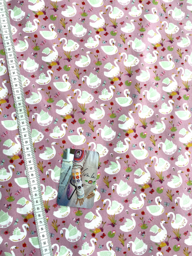 Baumwolle - POPLIN Beautiful Swans