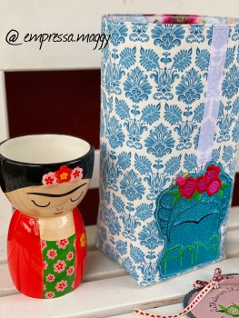 Lunchbag Mi Amiga Mexicana - L - Tilda - Hellblau