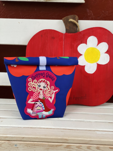 Lunchbag Shopping Queen - L - Blue