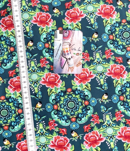 Preview: Baumwolle - POPLIN CHARLIE - Grün